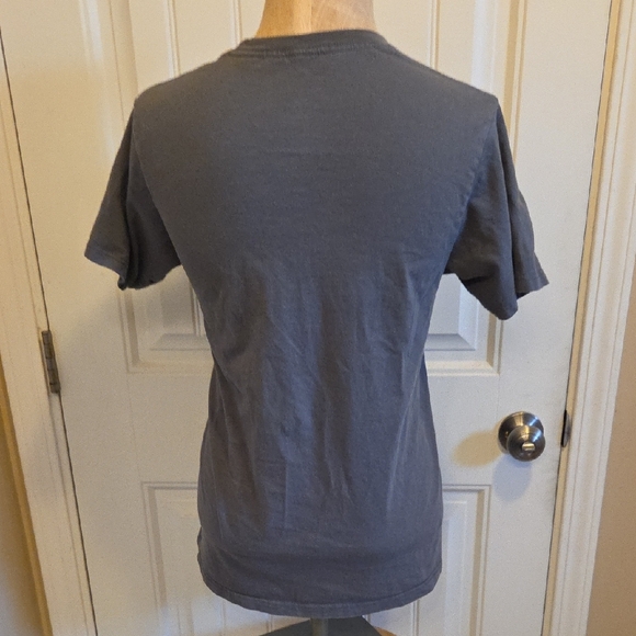 Sun Moon Zodiac Constellations "Believe In The Universe" Gray Graphic Tshirt - Picture 3 of 7